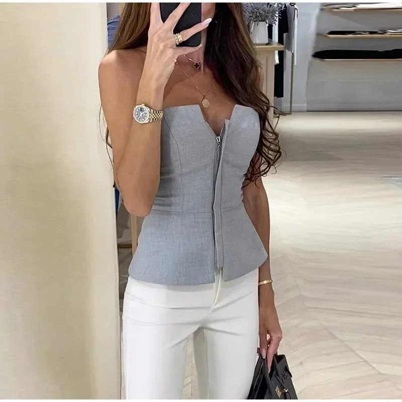 Noble Elegance Strapless Top - Image 10