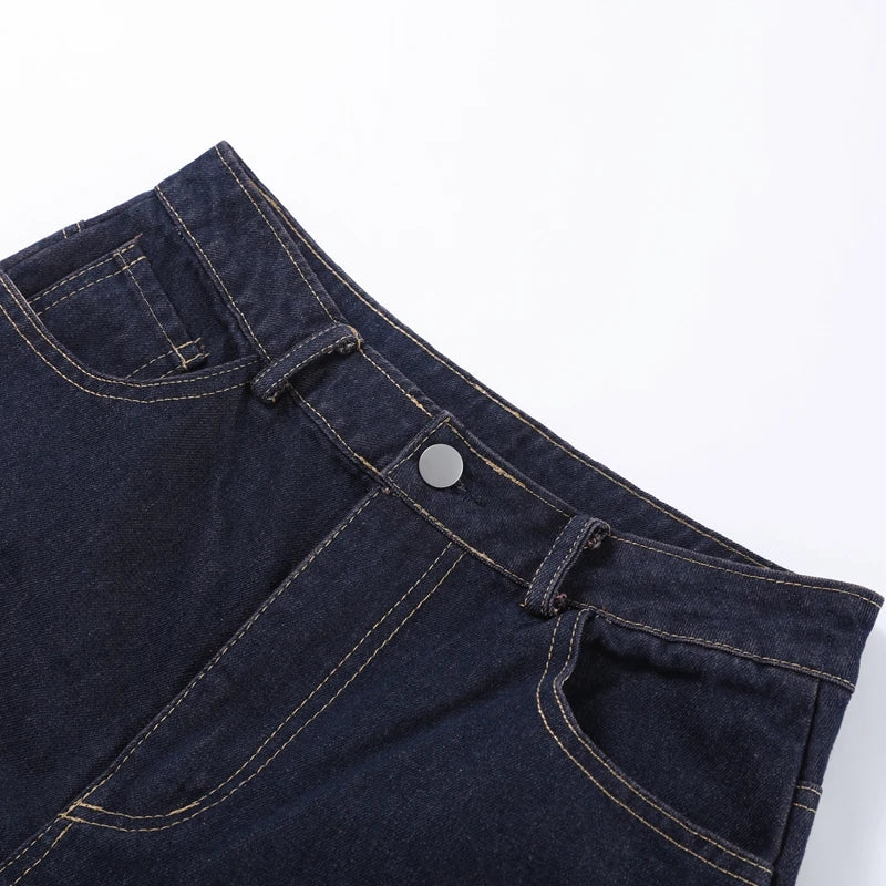 Office Era Square Neck Denim Set - Image 9