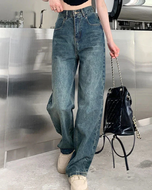 Ondrilla High Waist Wide Leg Jeans - Image 3