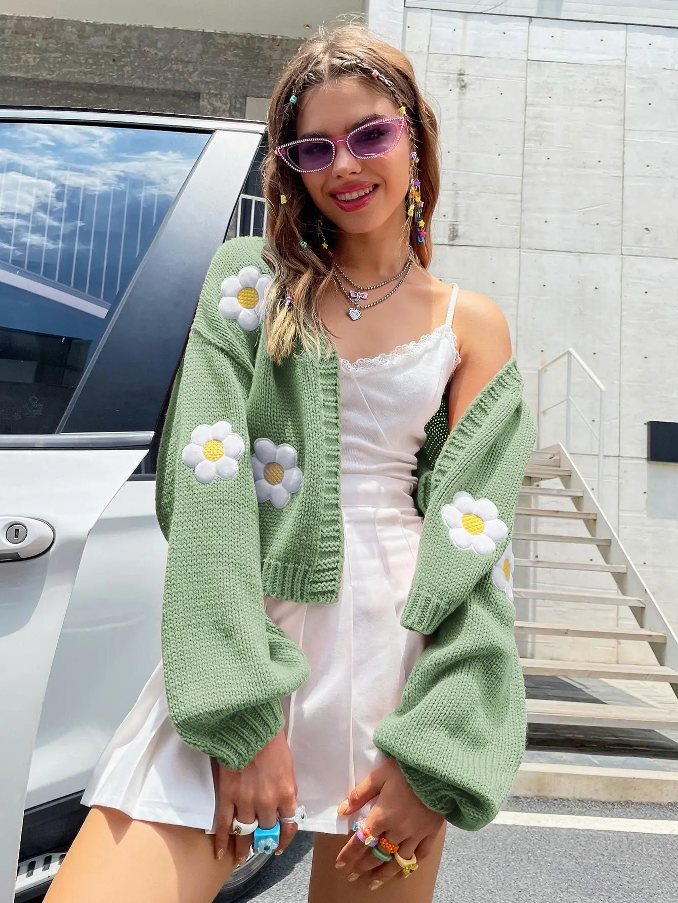 Open Meadow Floral Cardigan - Image 14