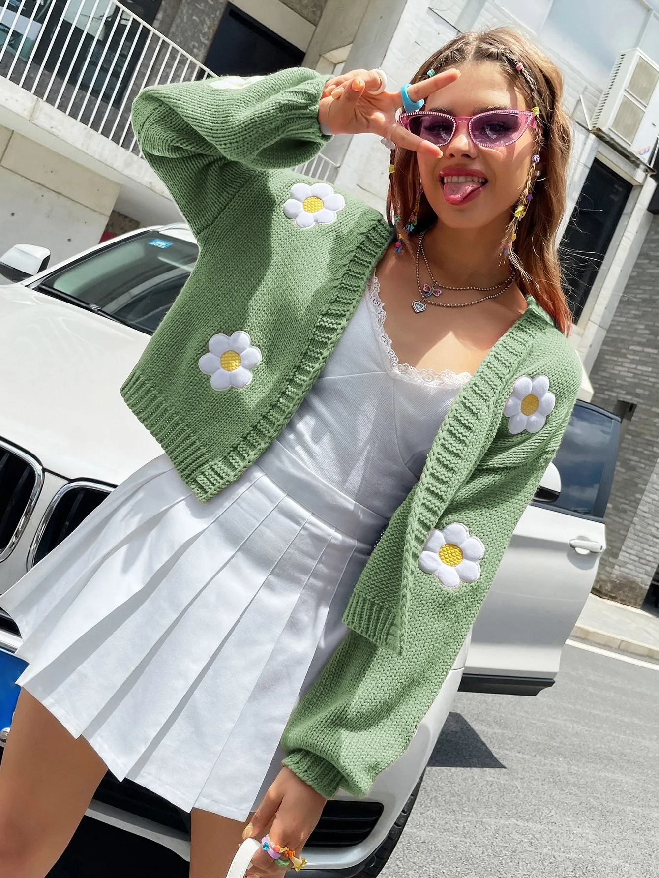 Open Meadow Floral Cardigan - Image 17