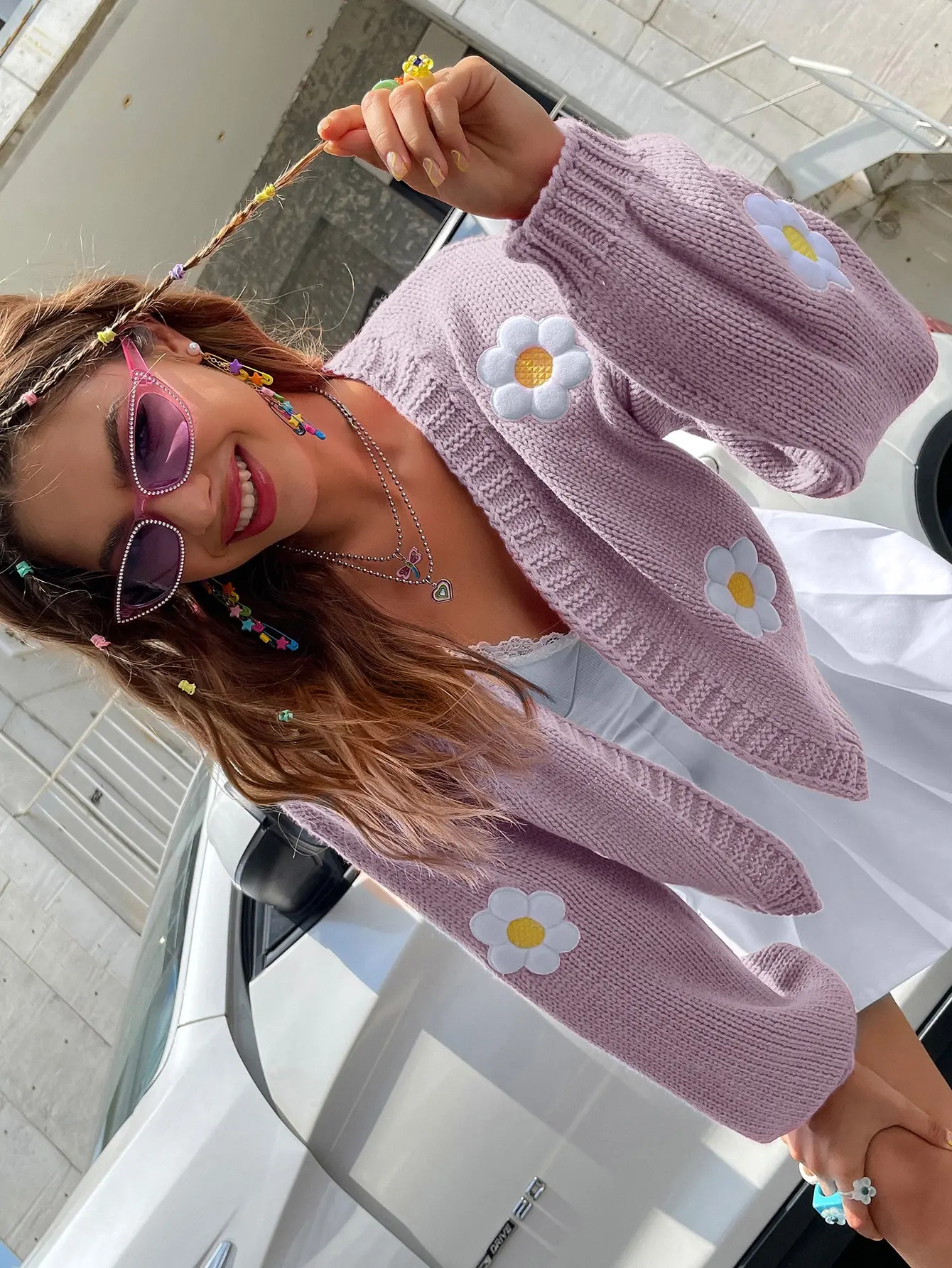 Open Meadow Floral Cardigan - Image 6