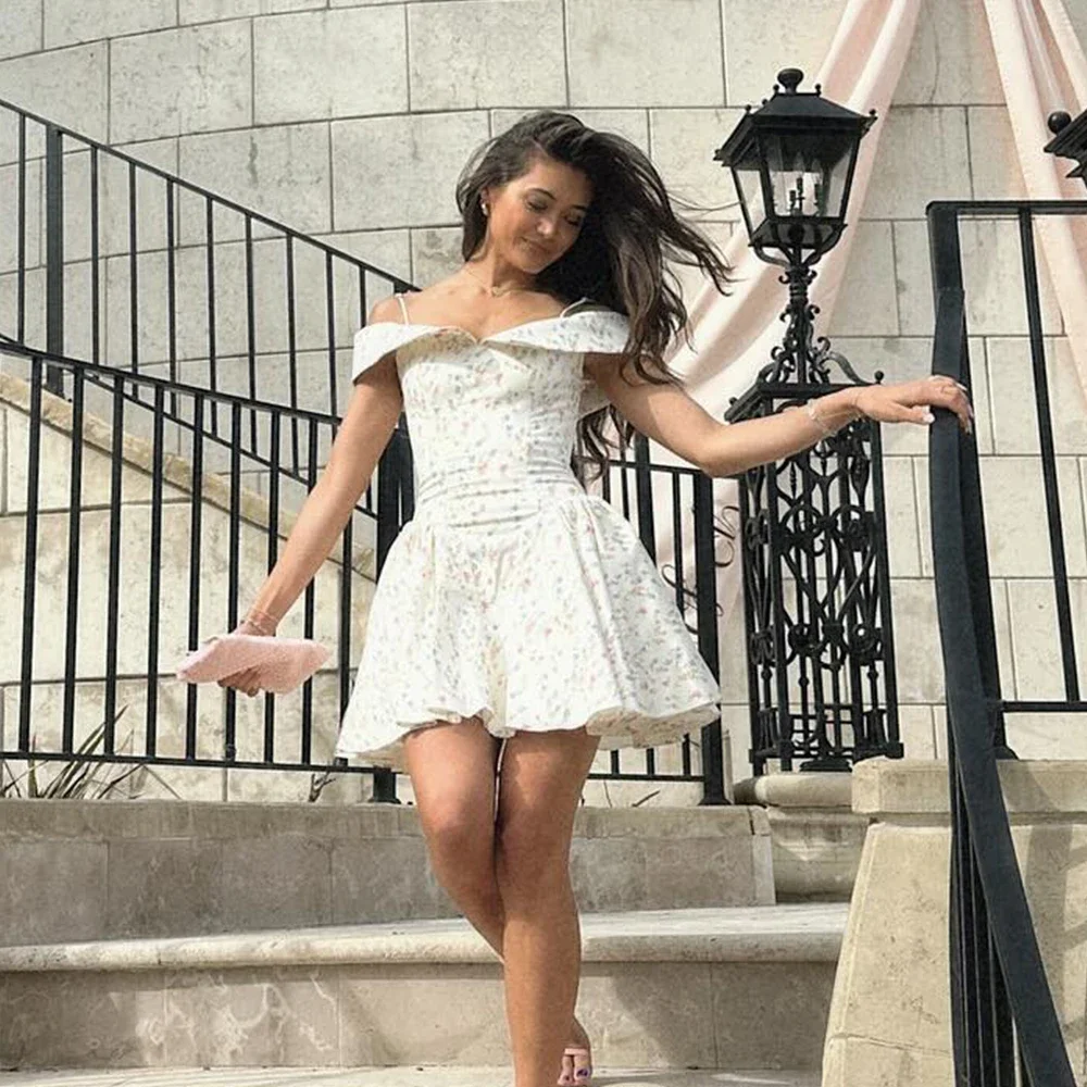 Orchid Dream Off-Shoulder Dress - Image 6