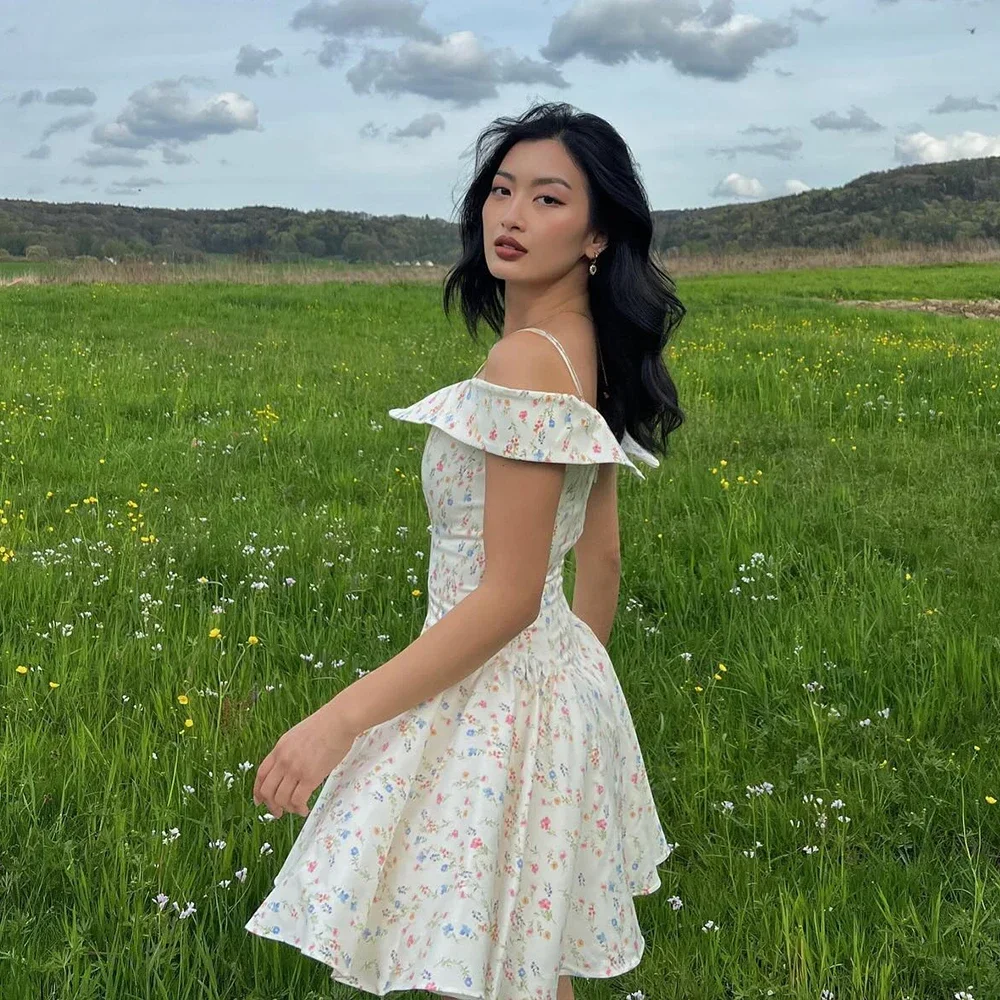 Orchid Dream Off-Shoulder Dress - Image 8
