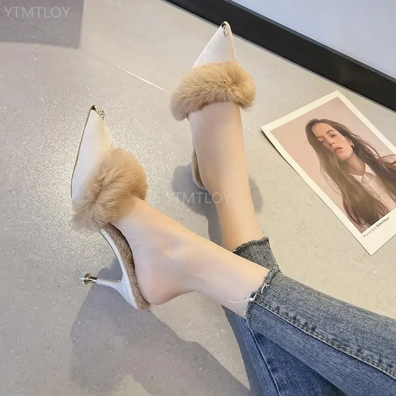 Orelia Denim pointed Toe Heels - Image 8