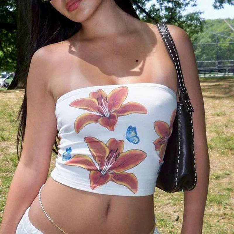 Paradise Bloom Mini Tube Top - Image 3