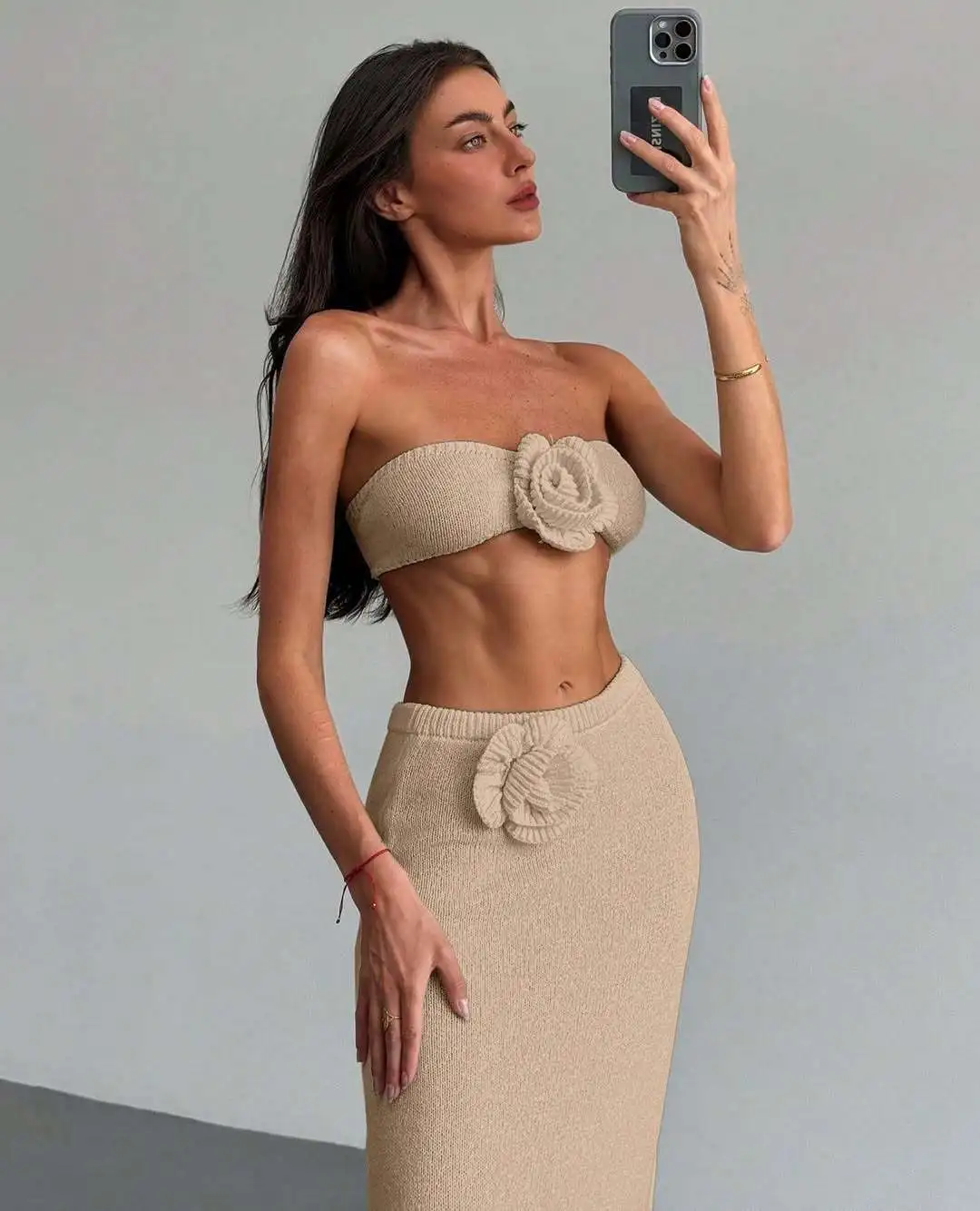 Particia Knitted Skirt Set - Image 2
