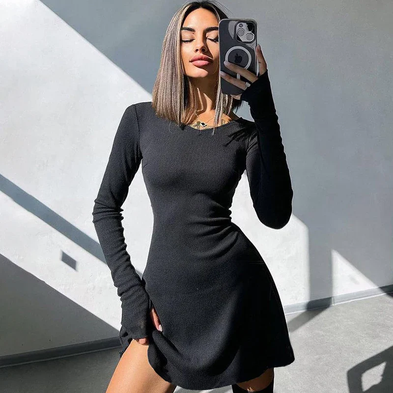 Penny Full Sleeves Mini Dress - Image 2