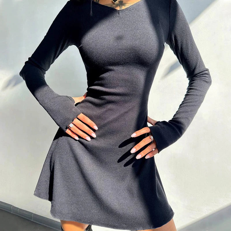 Penny Full Sleeves Mini Dress - Image 3