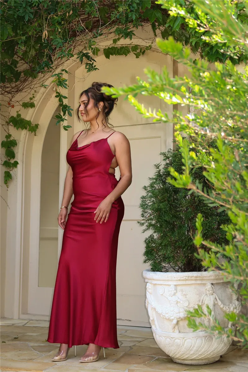 Petal Flow Backless Maxi Dress - Image 19