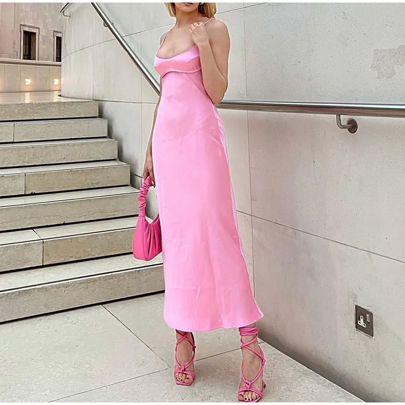 Petite Petals Split Slip Dress - Image 10