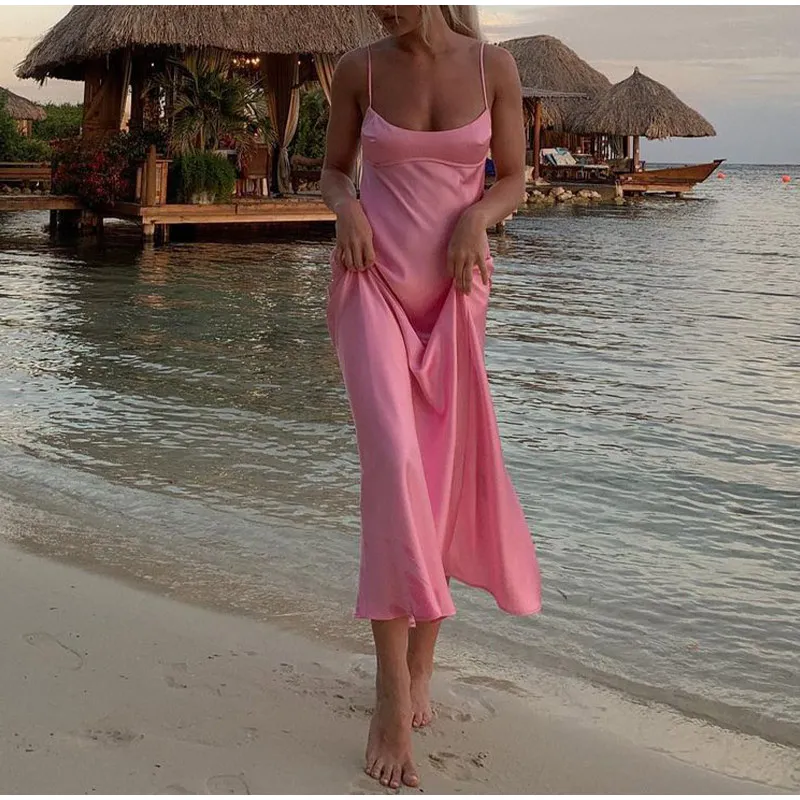 Petite Petals Split Slip Dress - Image 6