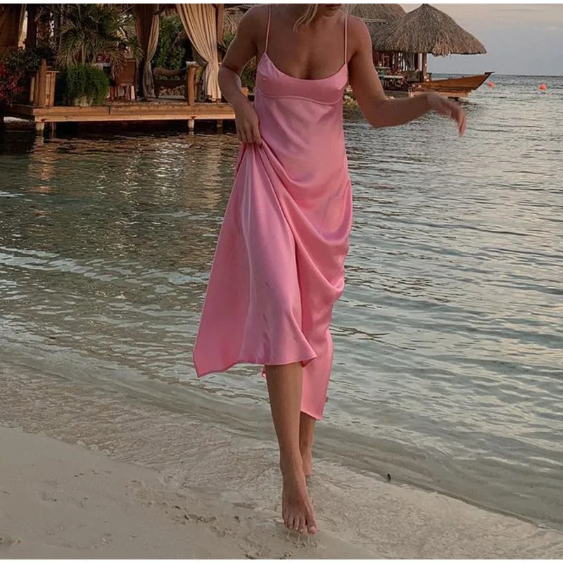 Petite Petals Split Slip Dress - Image 7