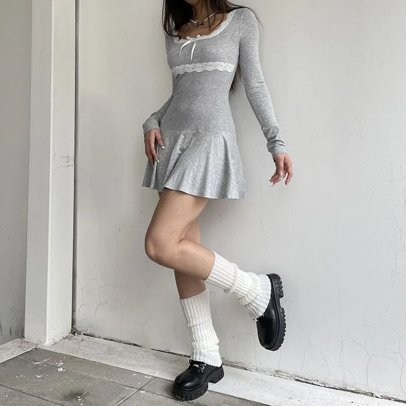 Petite Praline Lace Mini Dress - Image 10