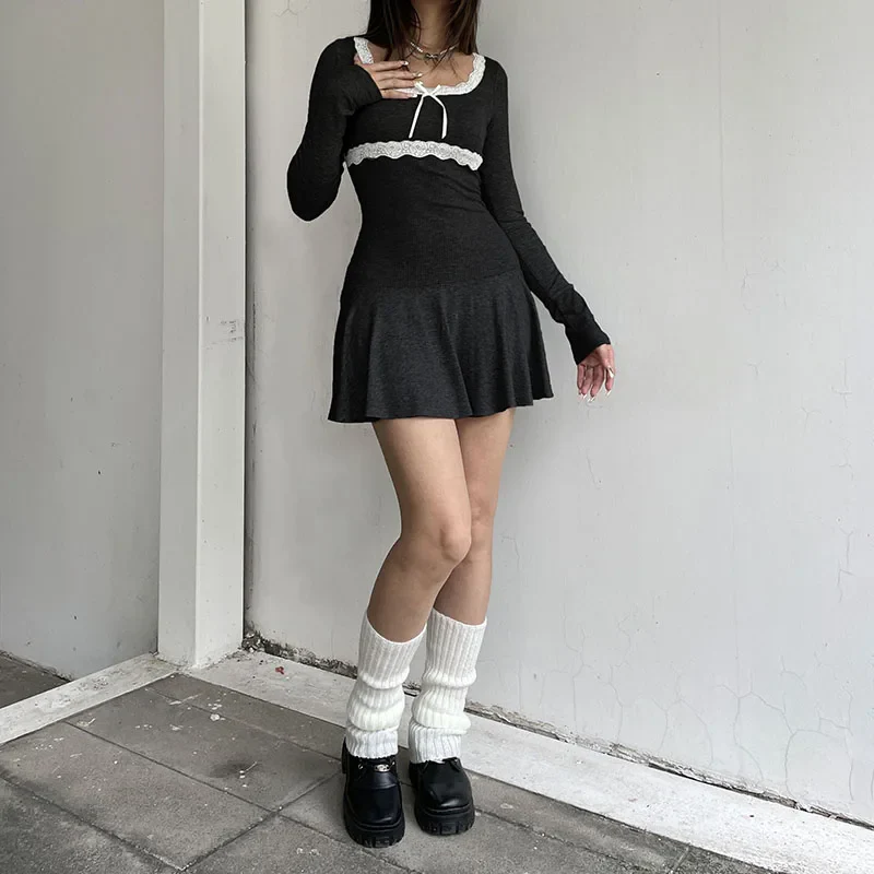Petite Praline Lace Mini Dress - Image 4