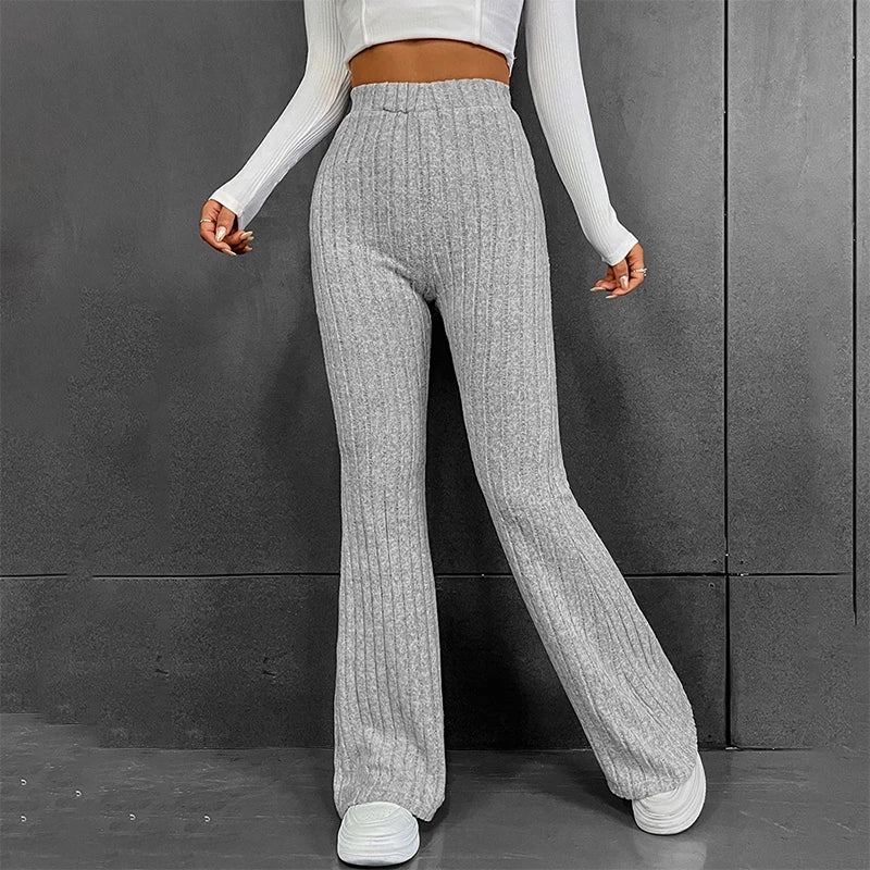 Pinstripe Perfection Wide-Leg Pants - Image 4
