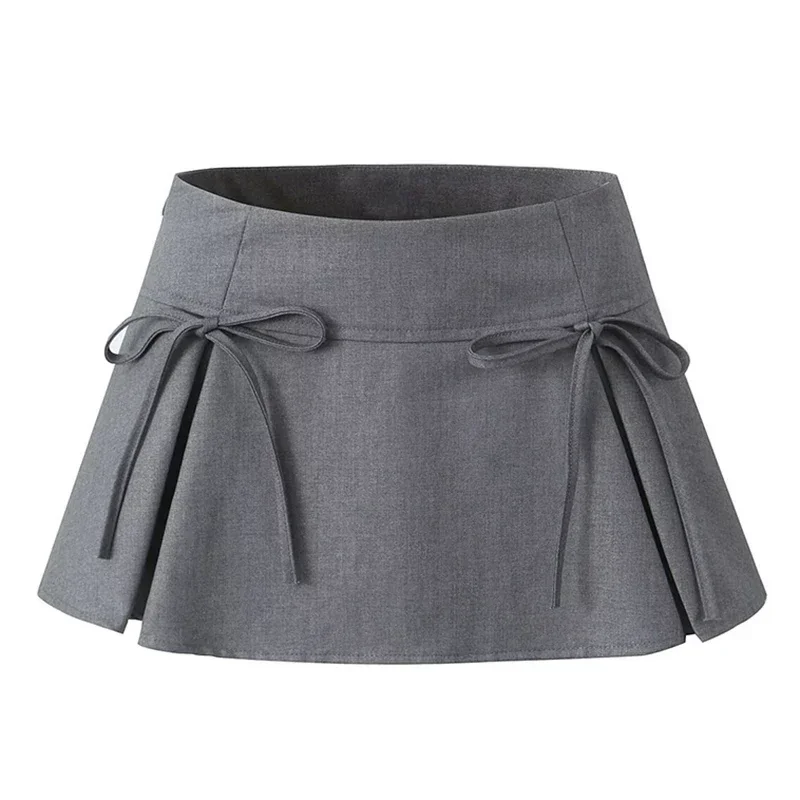 Playful Distraction Box Pleated Bow Skirt - Image 3