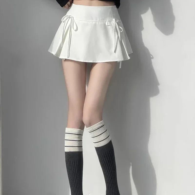 Playful Distraction Box Pleated Bow Skirt - Image 4