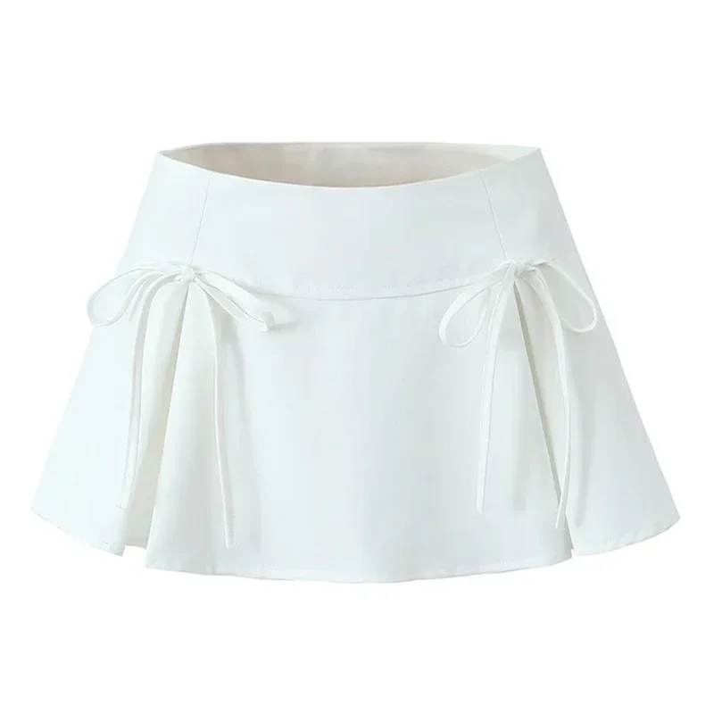 Playful Distraction Box Pleated Bow Skirt - Image 6