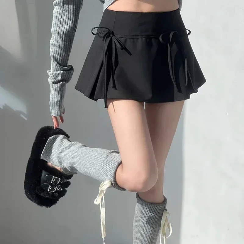Playful Distraction Box Pleated Bow Skirt - Image 8