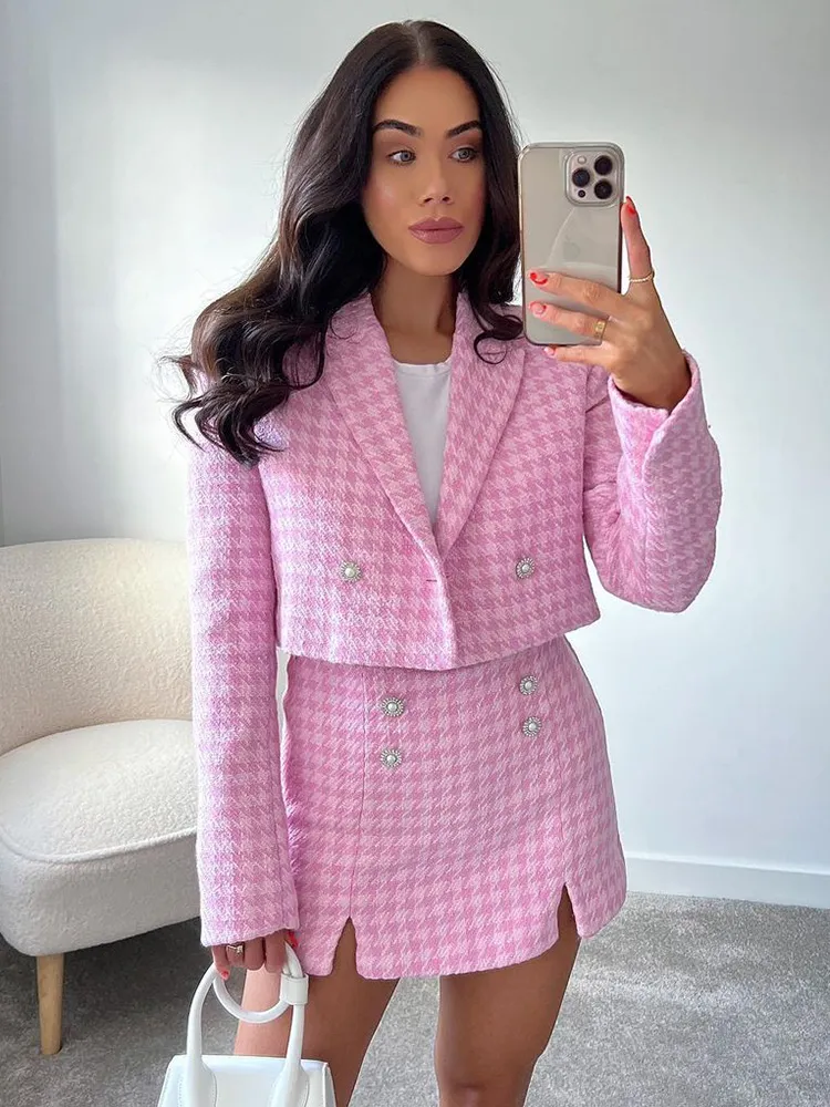 Posh Pink Tartan Set - Image 4