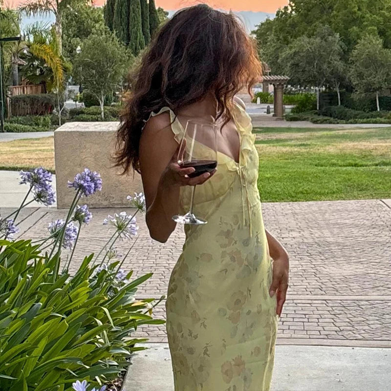 Priscila Floral Maxi Dress - Image 5