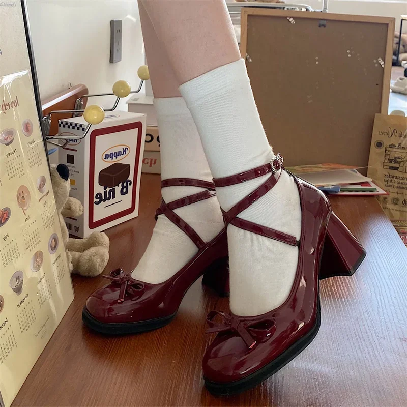 Quade Bowknot Mary Jane Pumps - Image 2