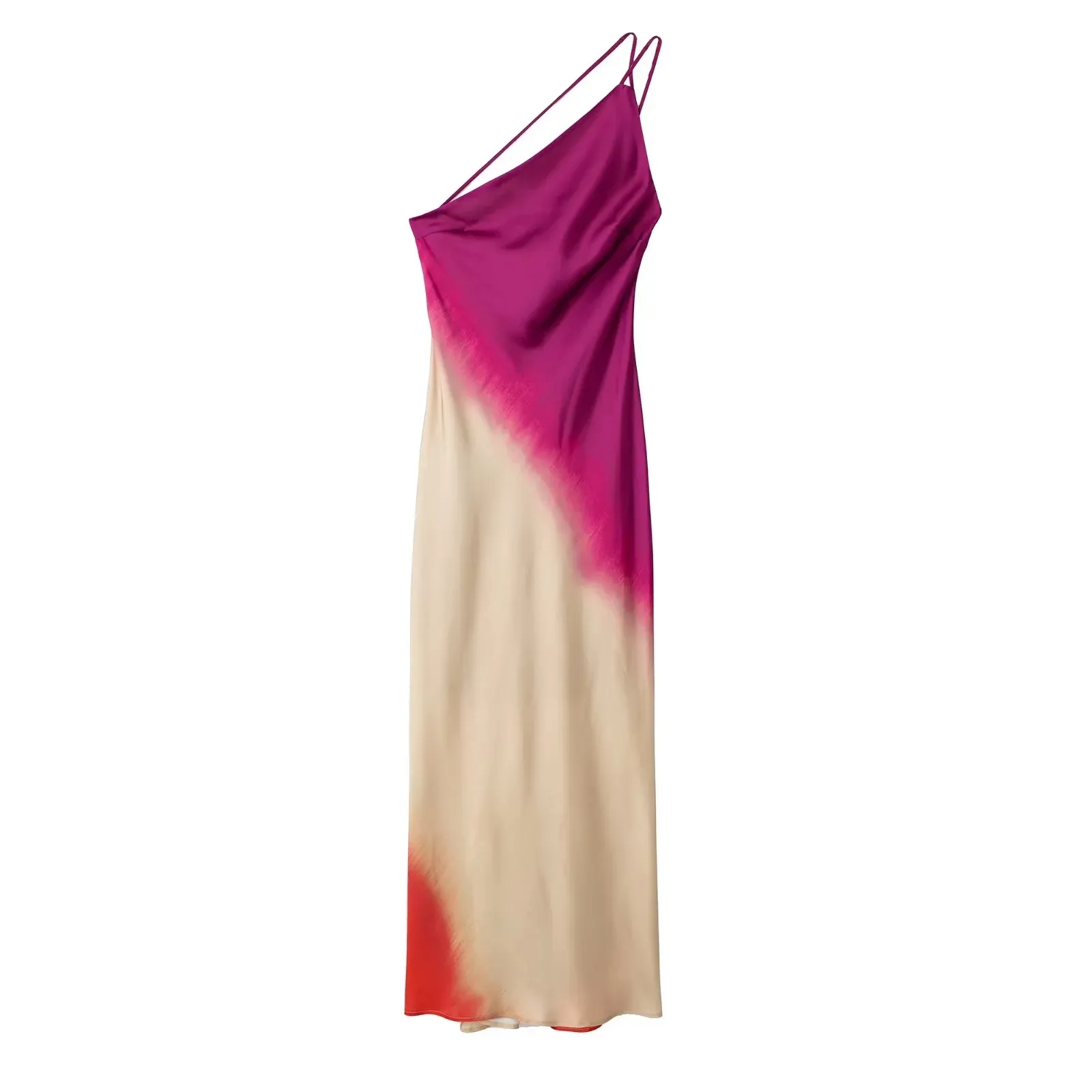 Radiant Asymmetric Glam Off Shoulder Dress - Image 12