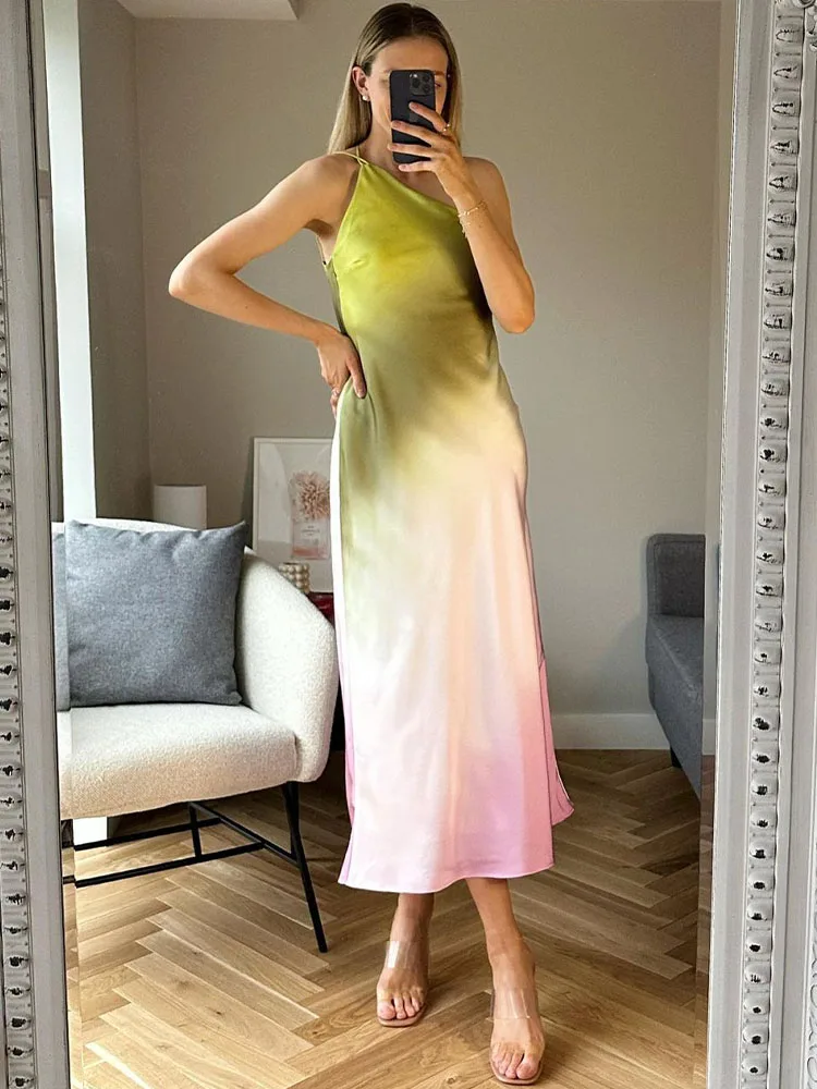 Radiant Asymmetric Glam Off Shoulder Dress - Image 7