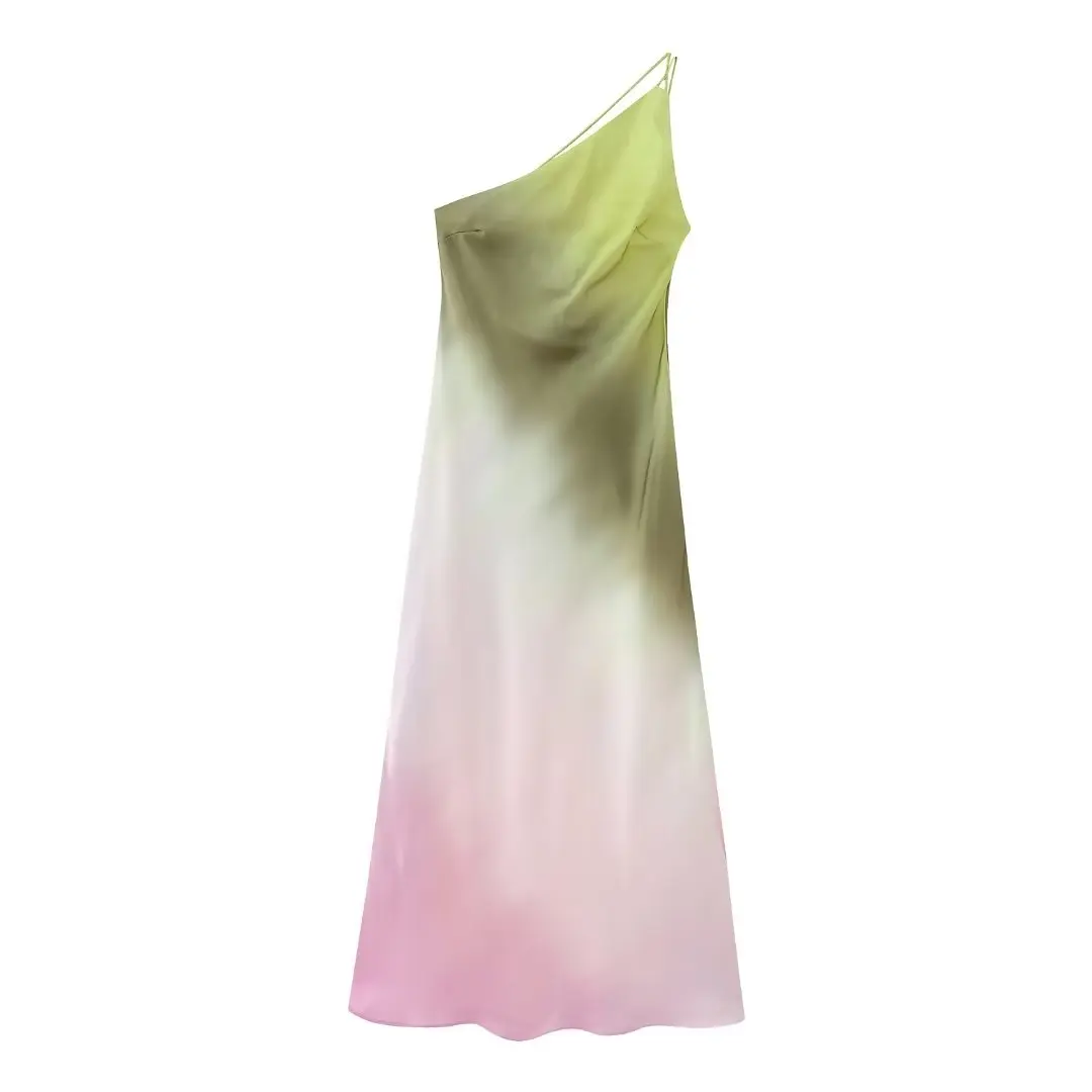 Radiant Asymmetric Glam Off Shoulder Dress - Image 9