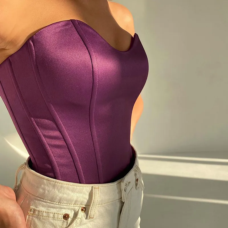 Radiant Revelry Strapless Corset Top - Image 3