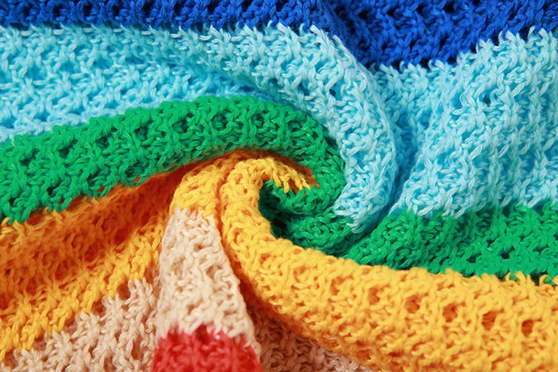 Rainbow Sherbet Bliss Knitted Set - Image 7