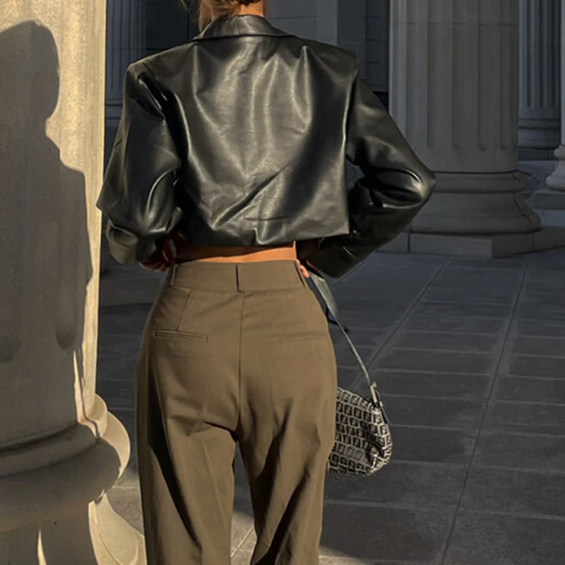 Raven's Edge Cropped Jacket - Image 4
