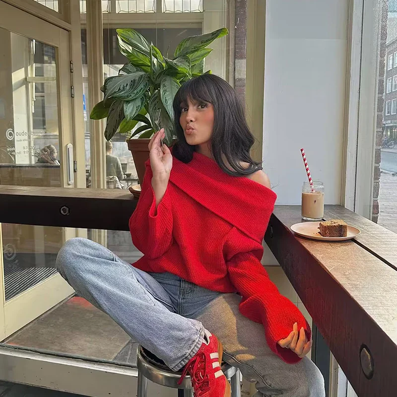 Relaxed Ribbed Knit Jumper - Image 8