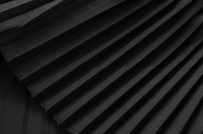 Reno Pleated Asymmetrical Long Skirt - Image 17