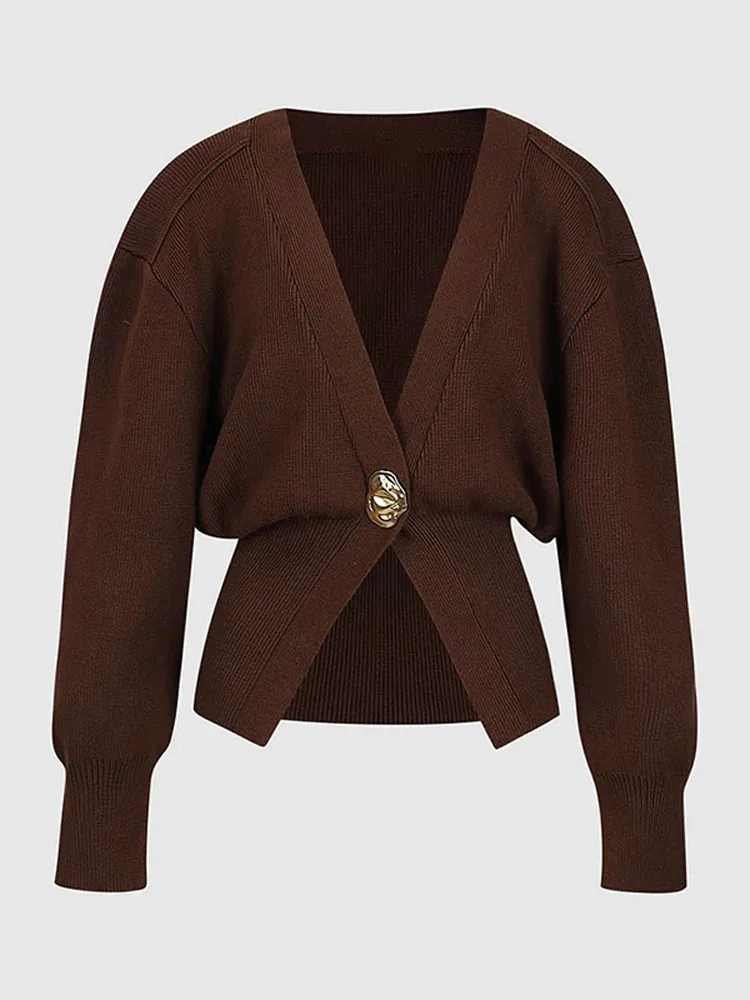 Rhode Isle V Neck Knitted Cardigan - Image 10