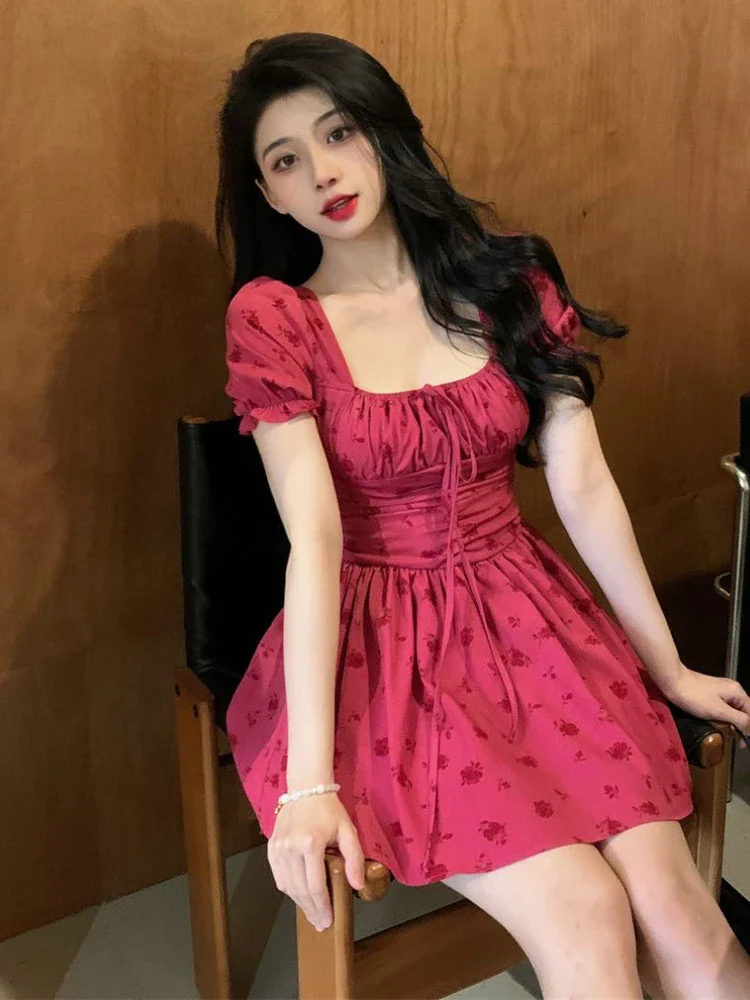 Rosy Raspberry Mini Dress - Image 2