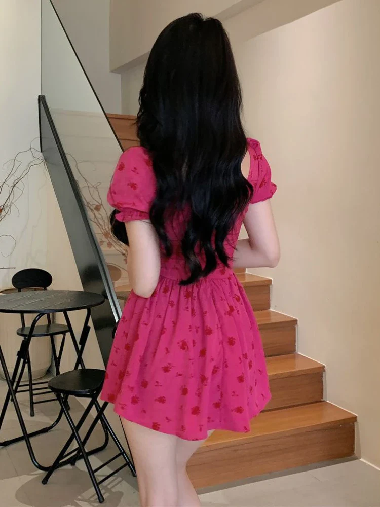 Rosy Raspberry Mini Dress - Image 3