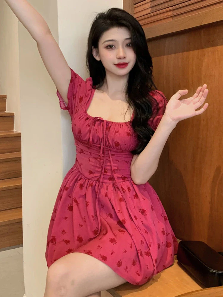Rosy Raspberry Mini Dress - Image 5