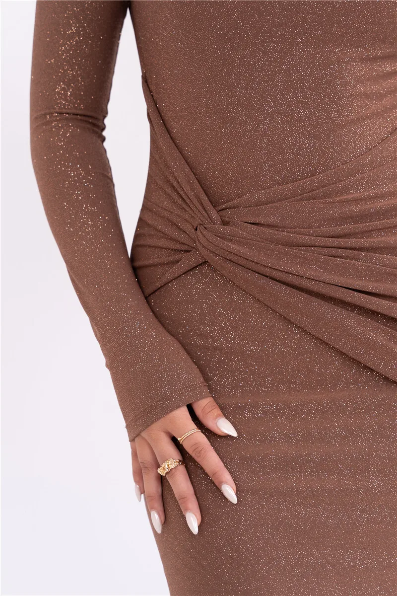 Roxi Sparkle Bodycon Dress - Image 10