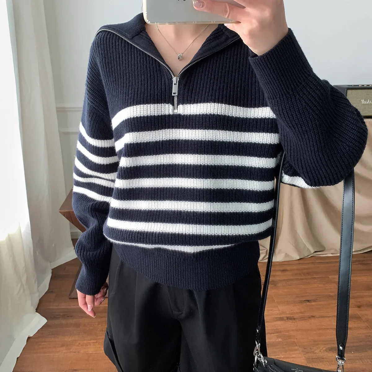 Sabrila Turtleneck Loose Pullover - Image 7