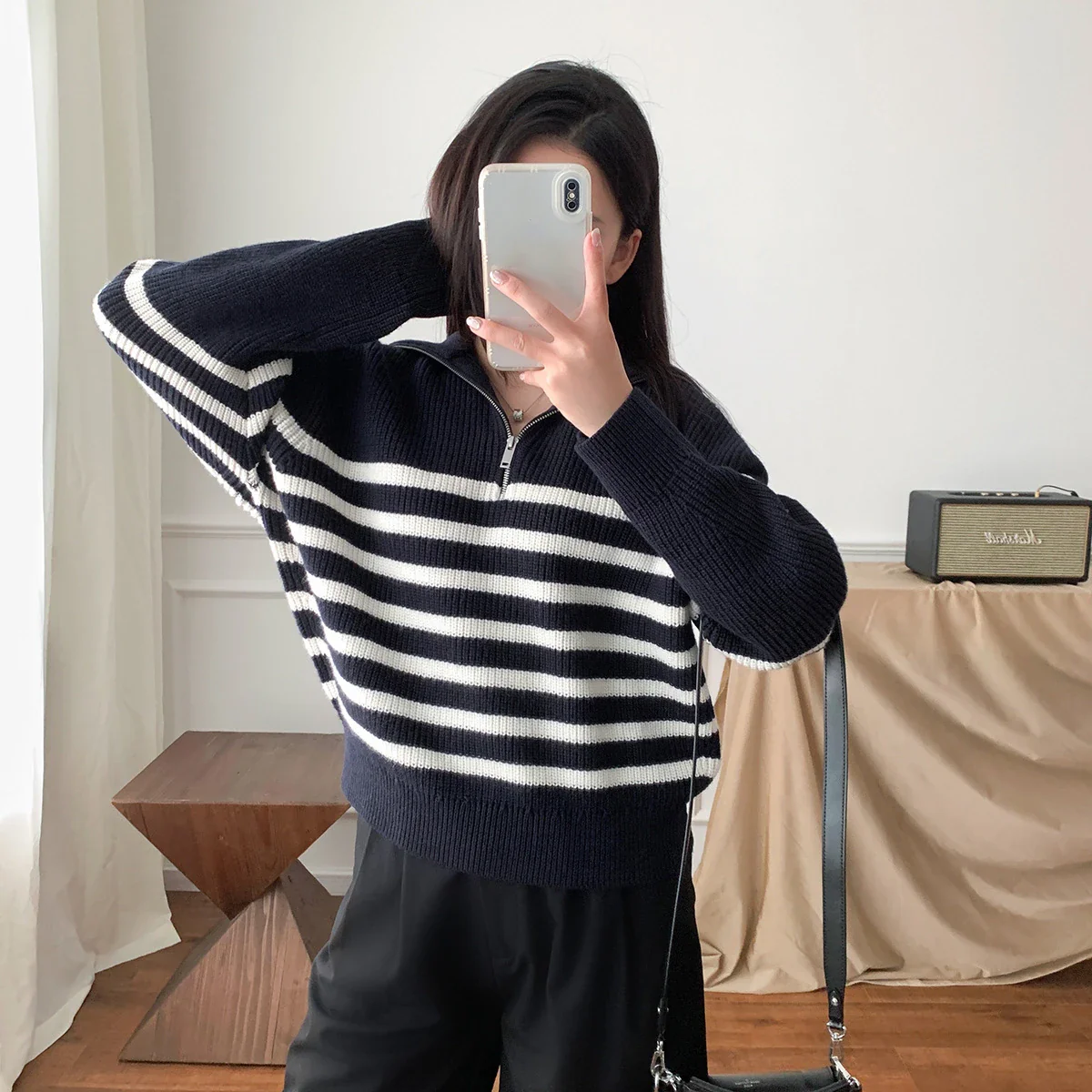 Sabrila Turtleneck Loose Pullover - Image 8