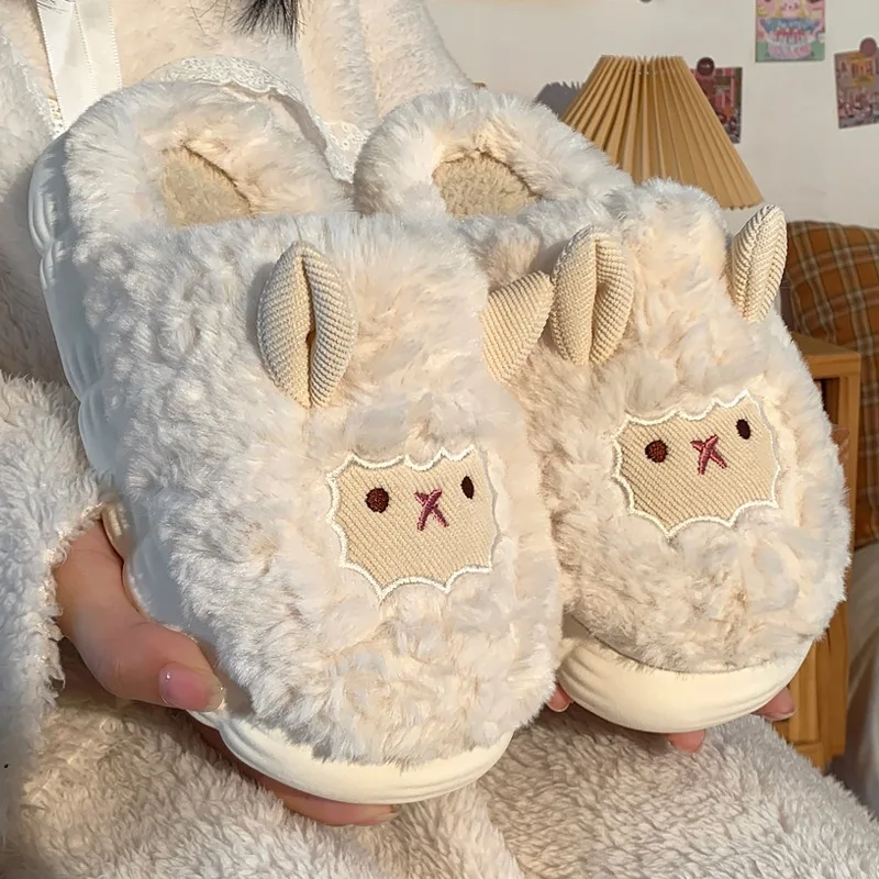 Saint Furry Plush Slippers - Image 2