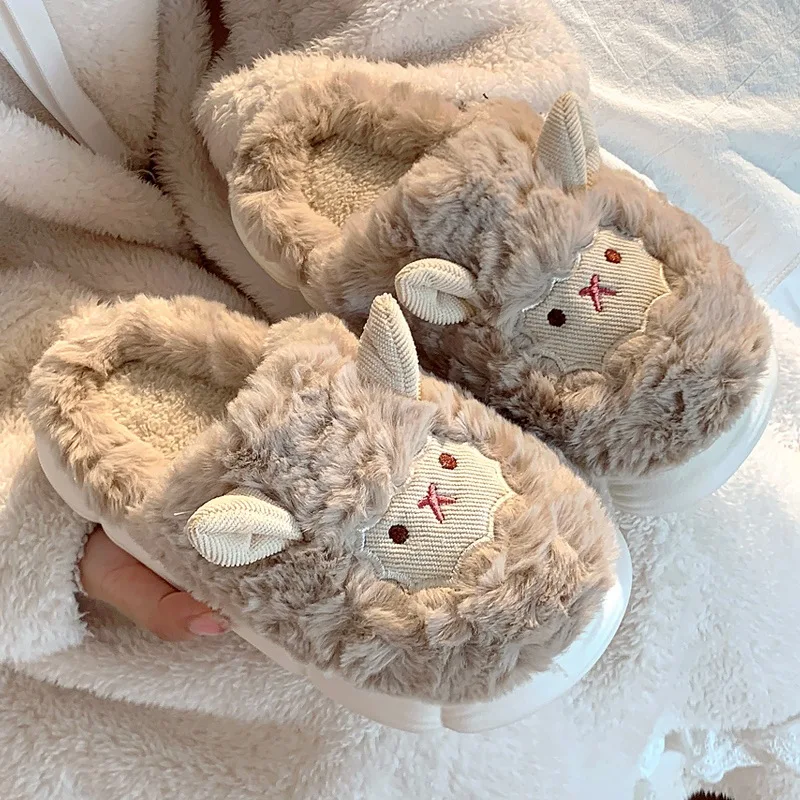 Saint Furry Plush Slippers - Image 4
