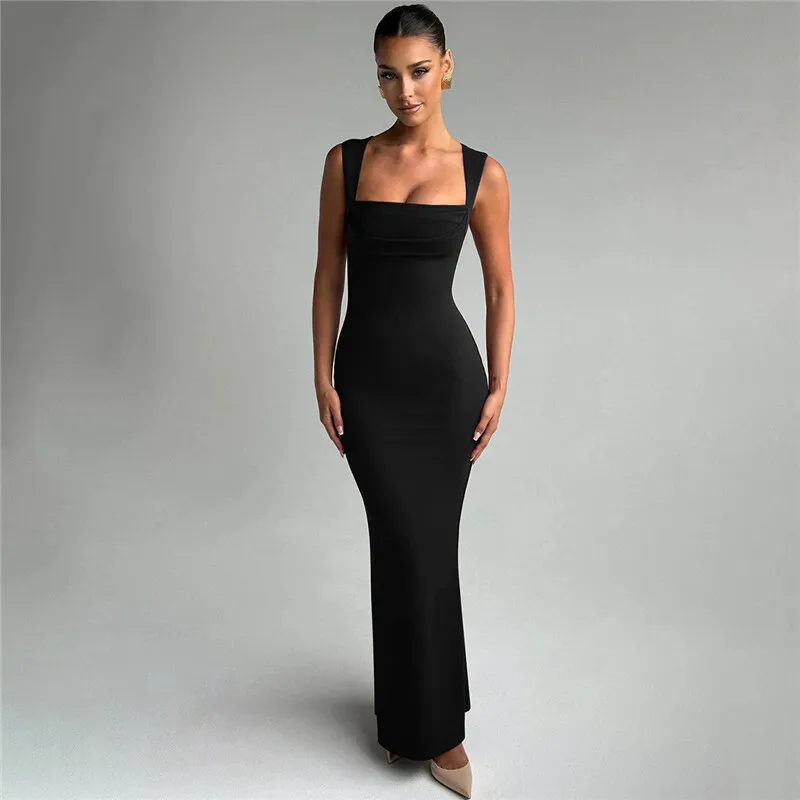 Salina Square Neck Maxi Dress - Image 12