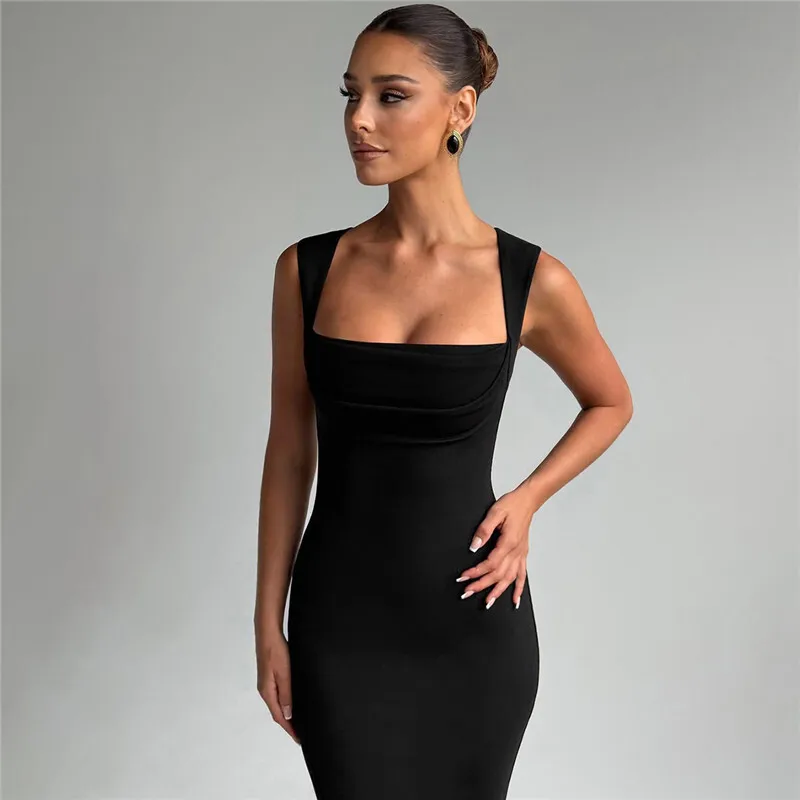 Salina Square Neck Maxi Dress - Image 15