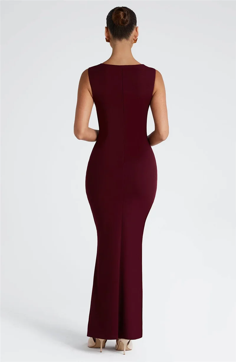 Salina Square Neck Maxi Dress - Image 7