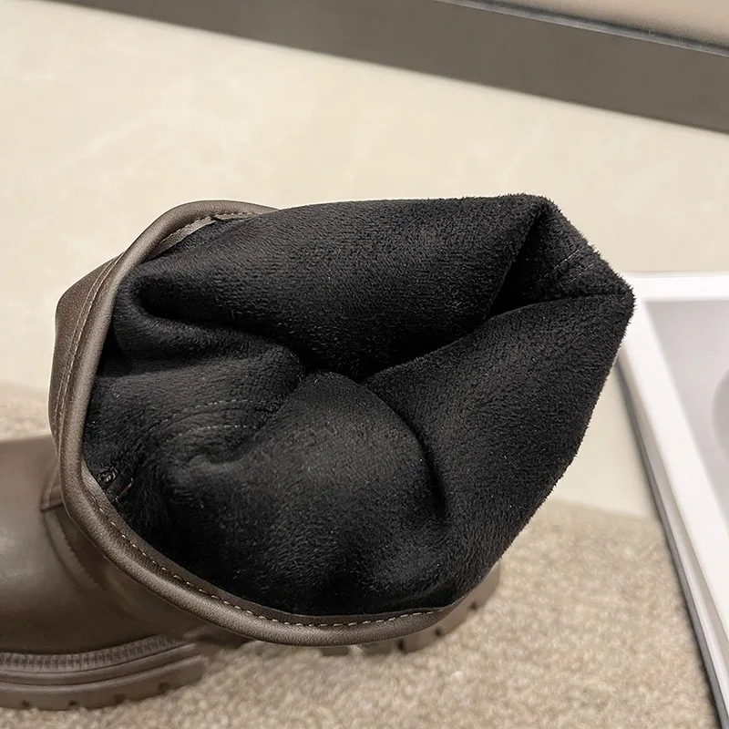Sam Mid Calf Combat Shoes - Image 9