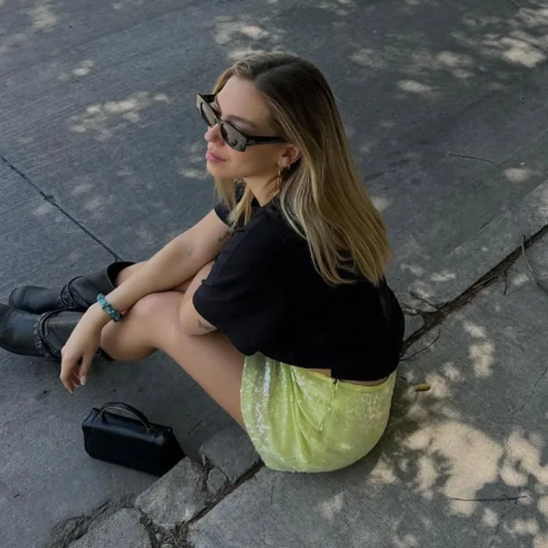 Sammie Sequin Mini Skirt - Image 3