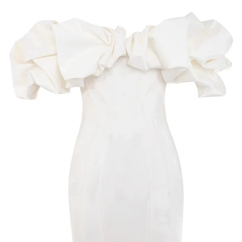 Sasha's Elegant Neckline Dress - Image 12